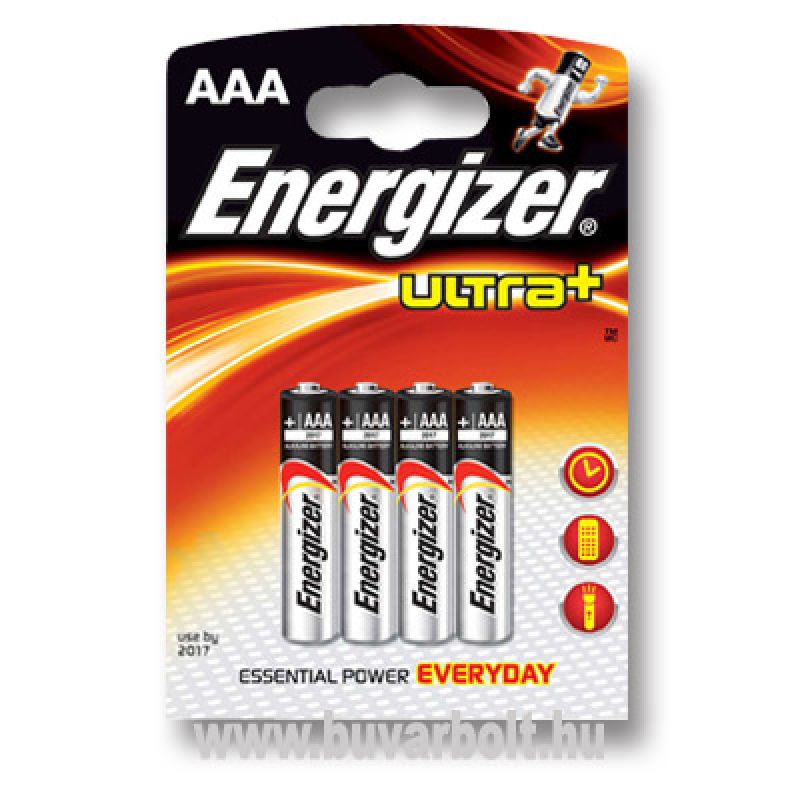 ENERGIZER Ultra+ AAA BL4 Kiegészítő ENERGIZER Ultra+ AAA BL4 Kiegészítő