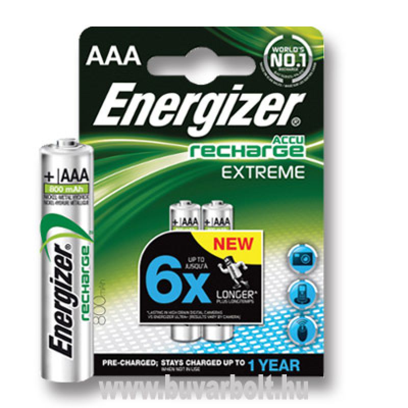 ENERGIZER Precharged HR3 800mAh Kiegészítő ENERGIZER Precharged HR3 800mAh Kiegészítő